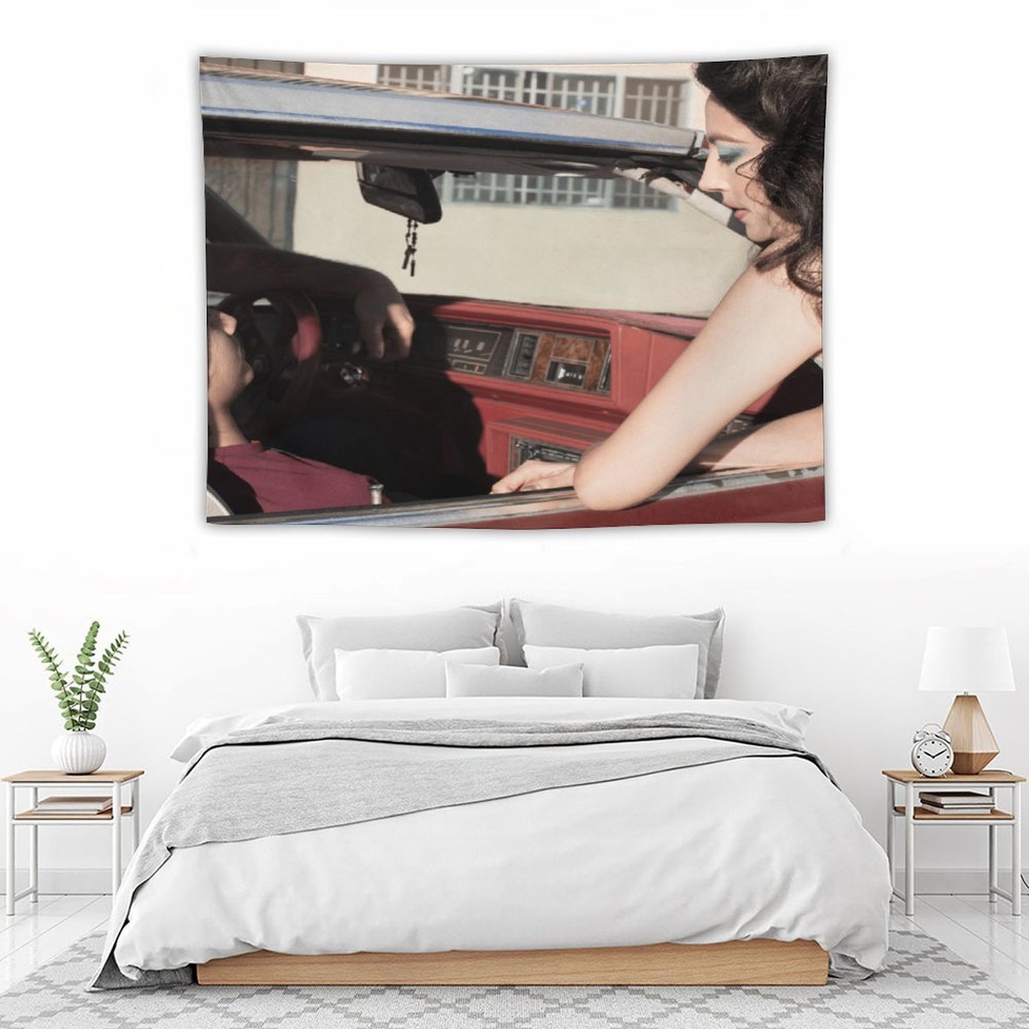Lonely People With Power Tapestry