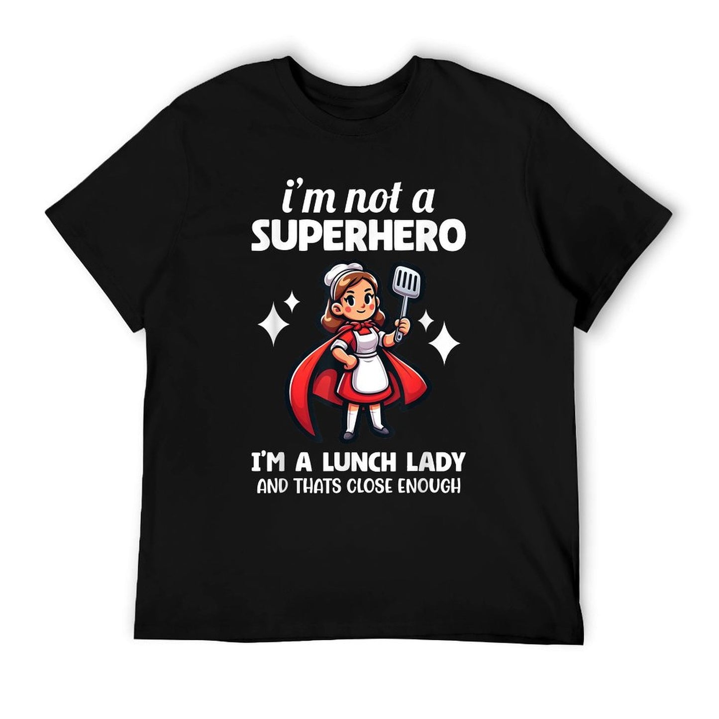 Funny Lunch Lady School Aide Appreciation Graphic T-Shirt