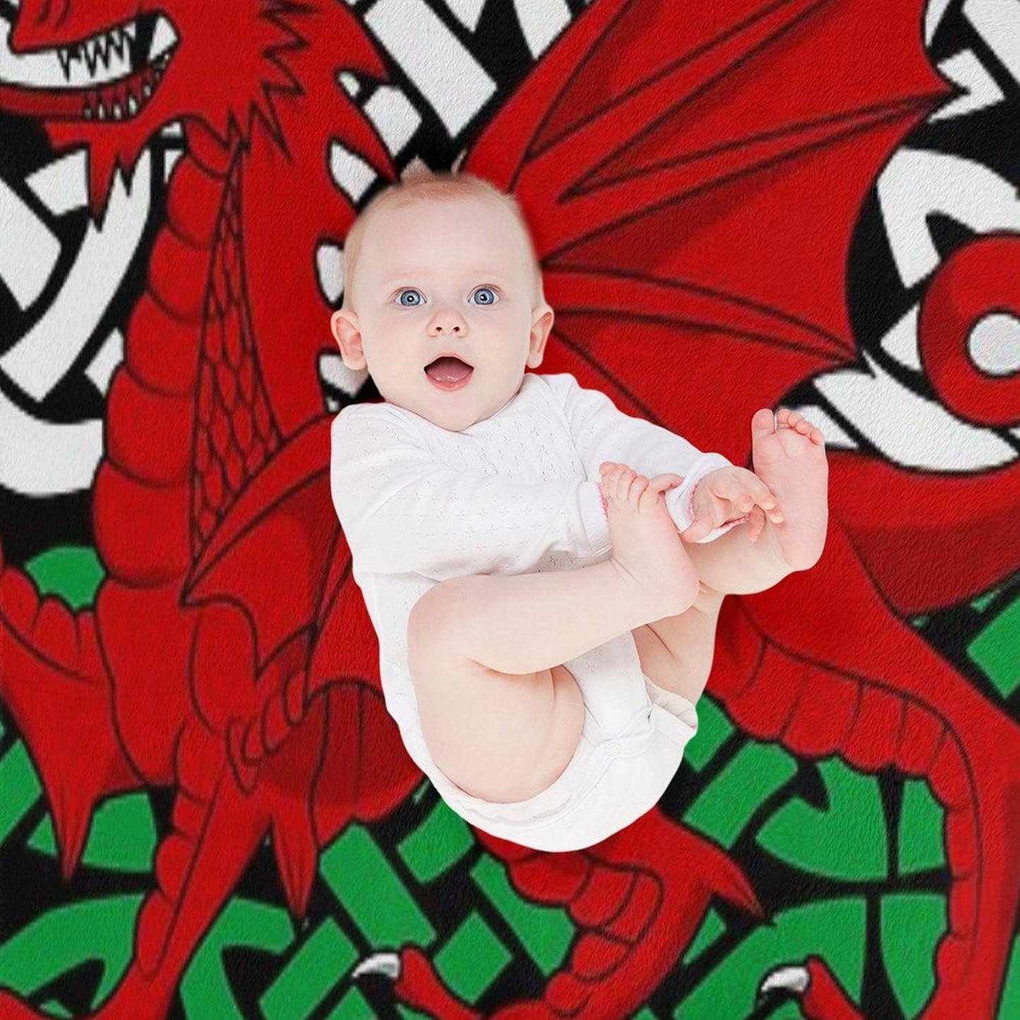 Y Ddraig Goch Throw Blanket