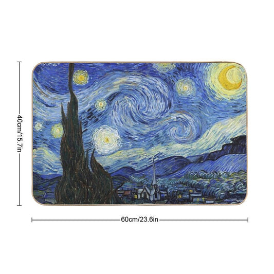 Starry Night, Van Gogh Bath Mat