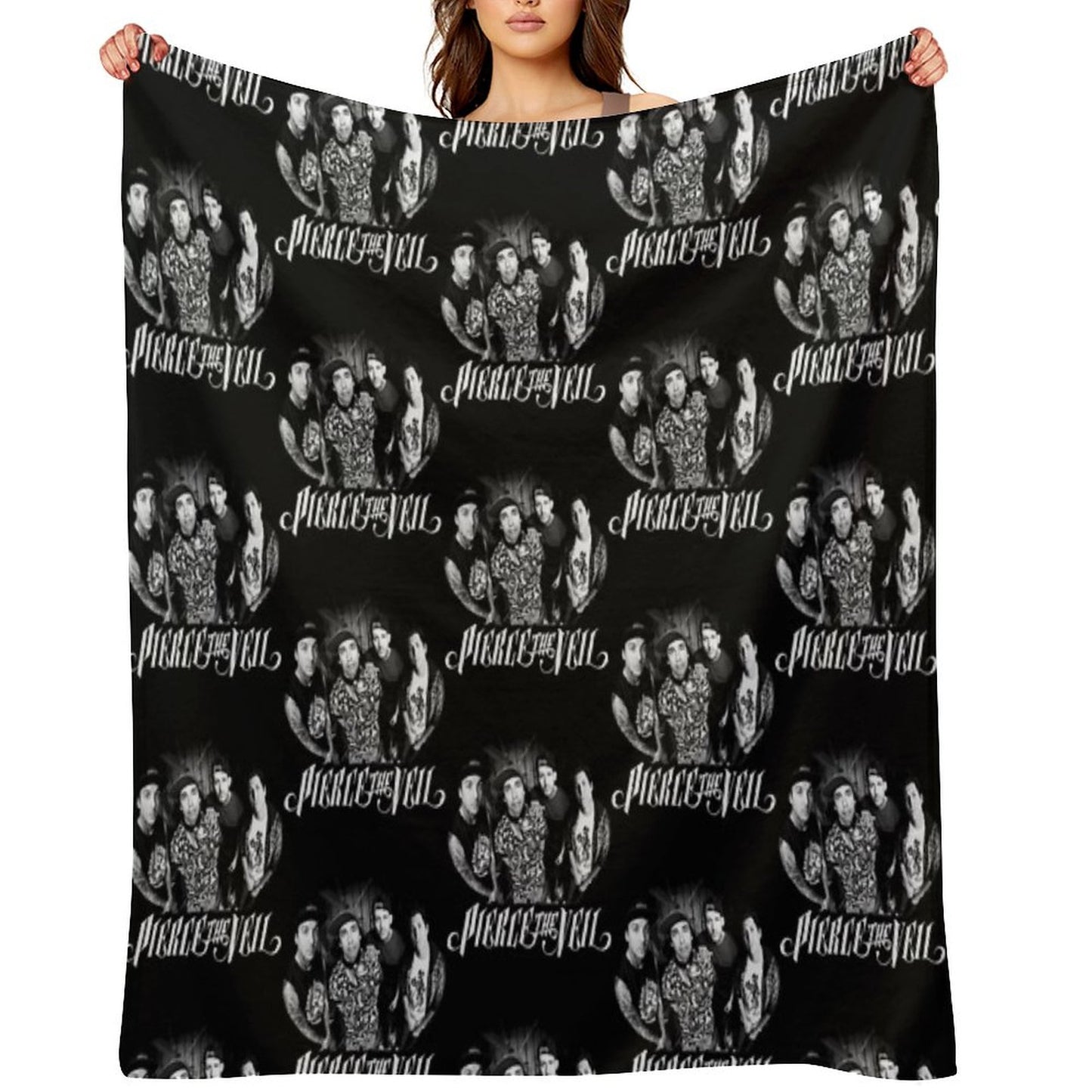 PIERCE THE VEIL Throw Blanket