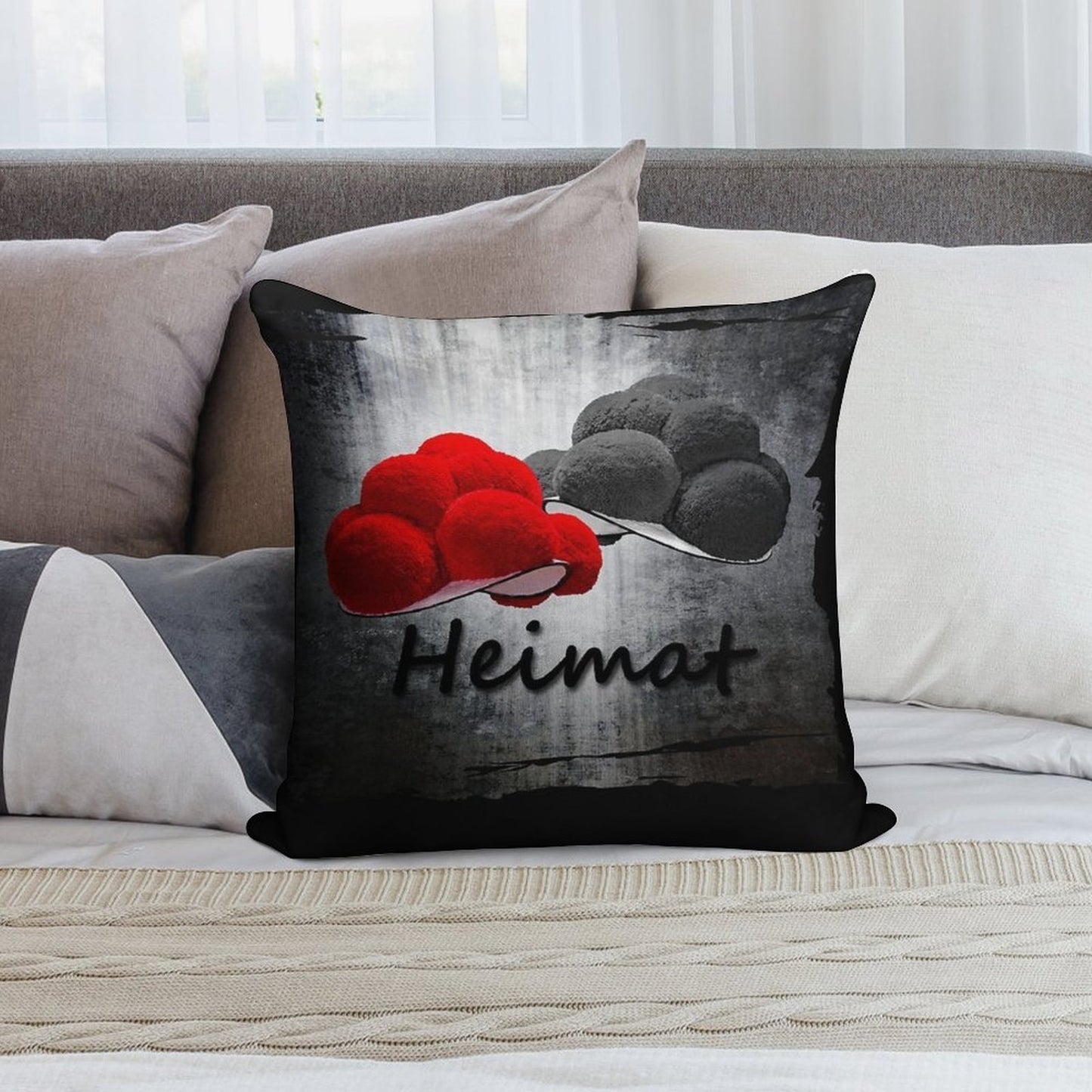 Black Forest Hats Heimat ART 1.0 Soft Gift Ready Throw Pillow