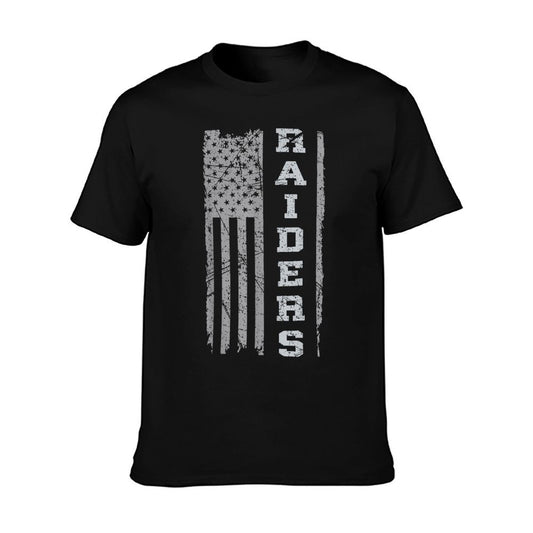 Raiders Name Usa Flag Gift Men Women Boy Girl T-Shirt