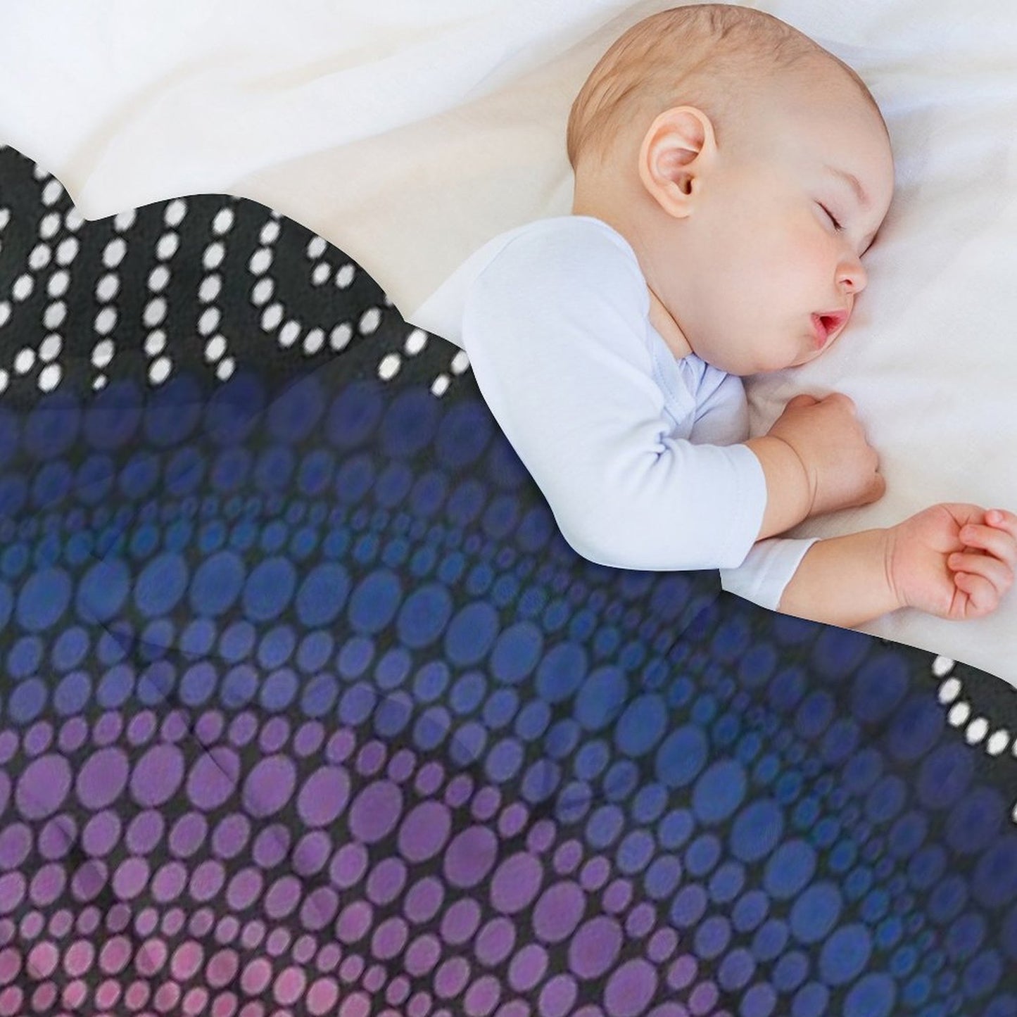 The Calm Beneath Throw Blanket