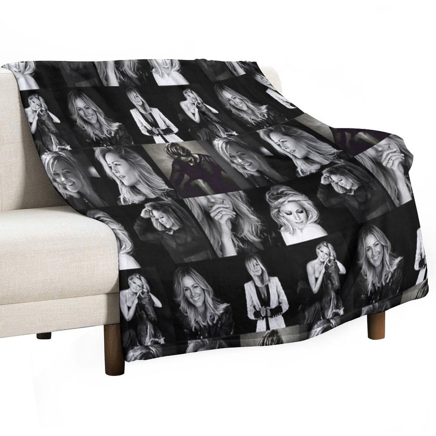 Helene Fischer Collage Throw Blanket