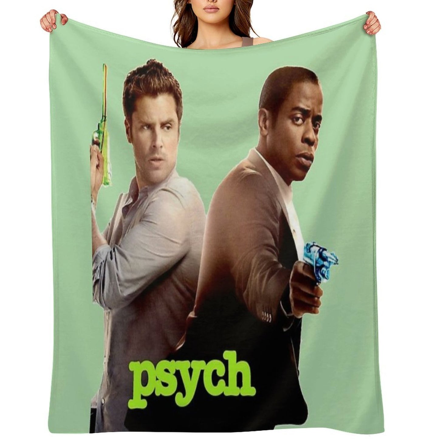 Psych Design Throw Blanket