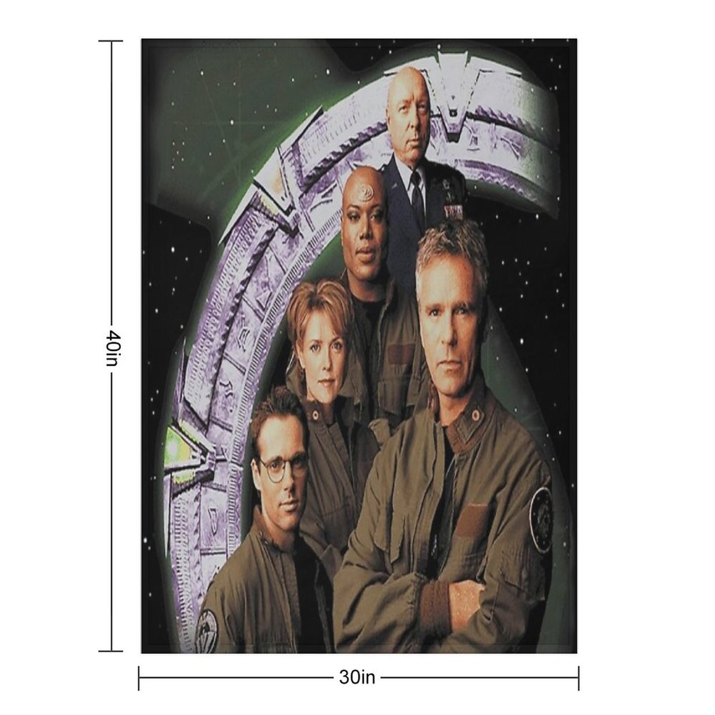 Stargate SG1 Throw Blanket