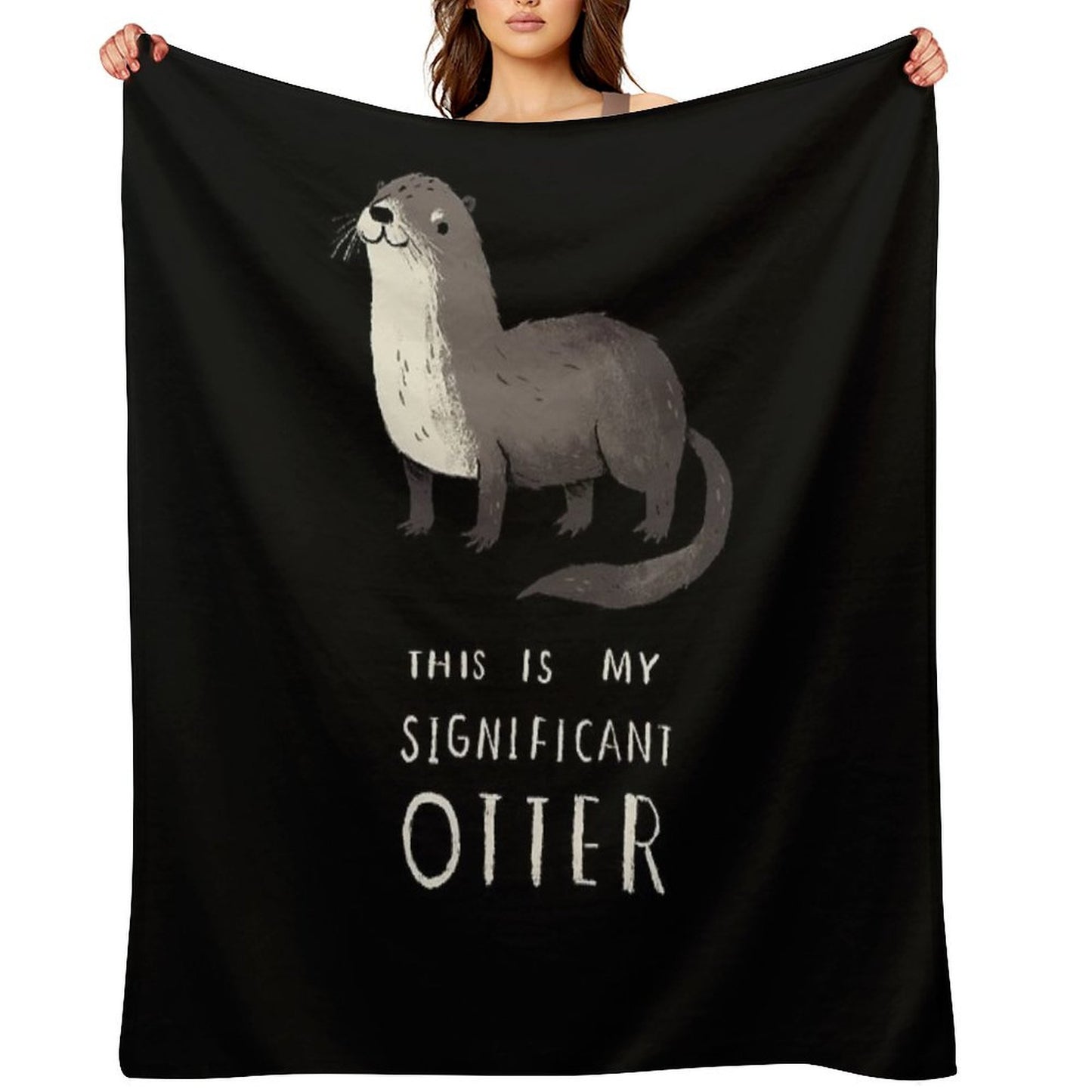Significant Otter Throw Blanket
