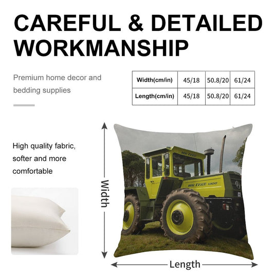 The MB-trac1300 Tractor Linen Throw Pillow Cover