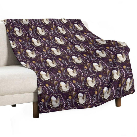 Jellyfish Throw Blanket