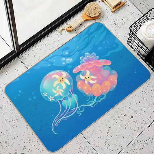 Jellyfish Bus Bath Mat