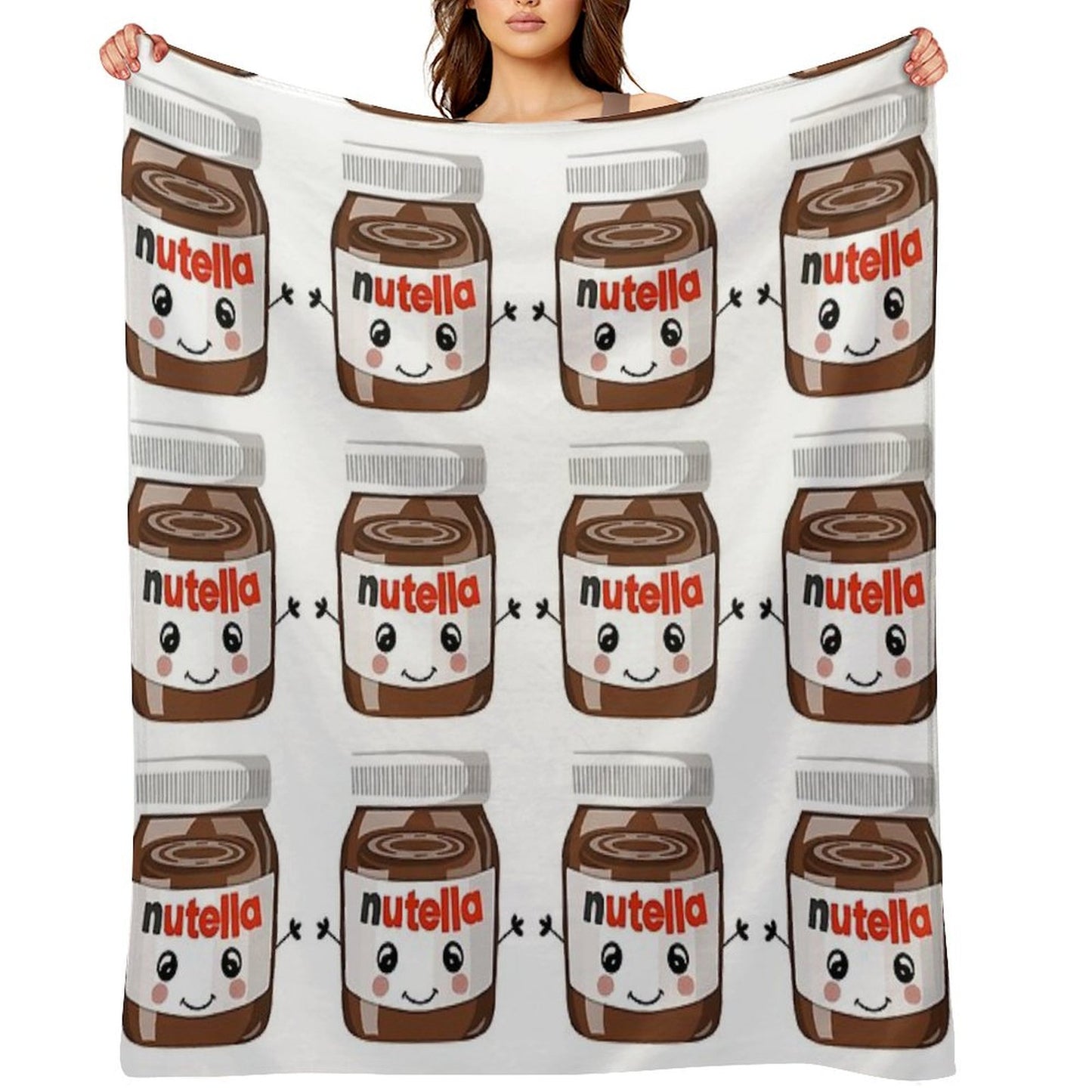Nutella Cutie Throw Blanket