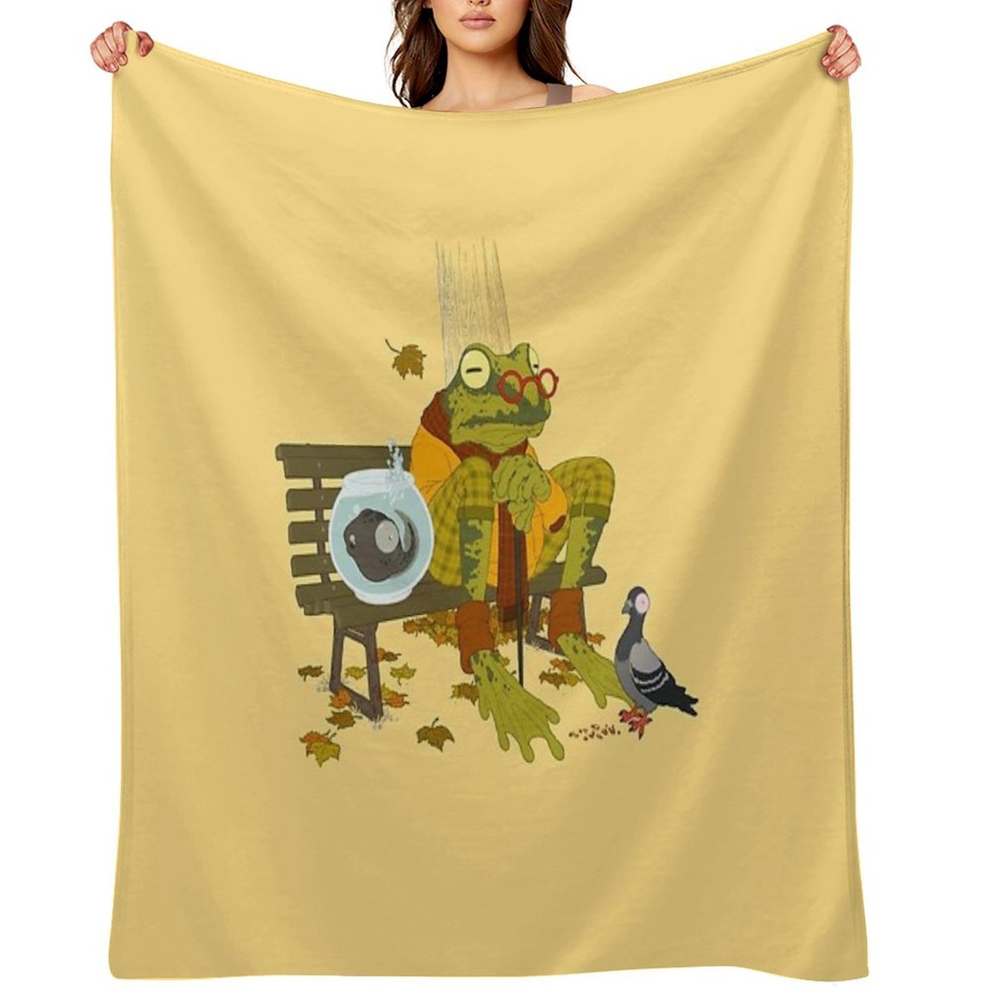 Day Out with Grandpa Throw Blanket