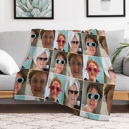 Lewis Capaldi Collage Throw Blanket
