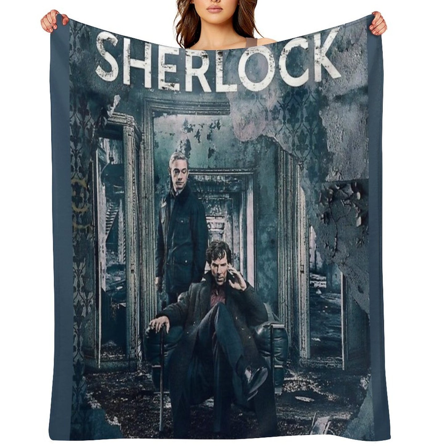 BBC Sherlock Throw Blanket