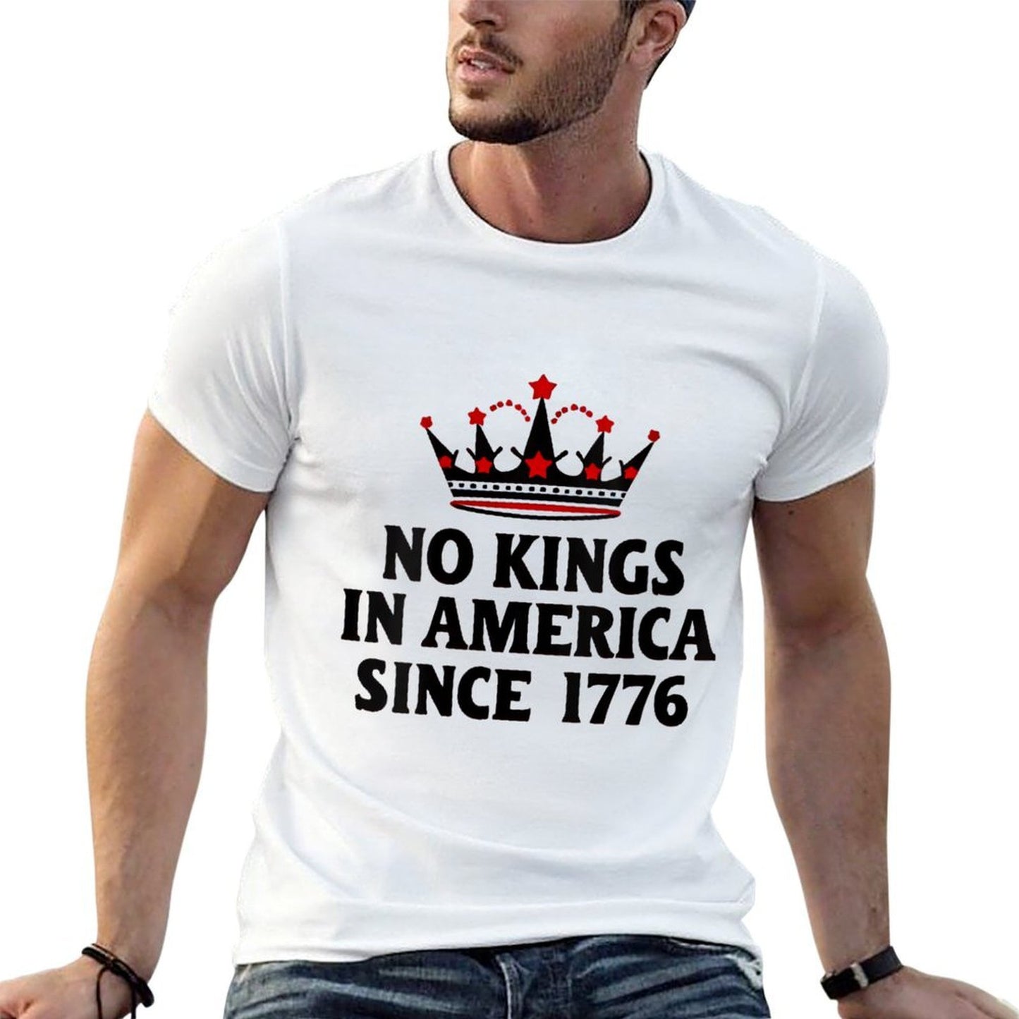 Womens No Kings In America Since 1776 Versatile T-Shirt