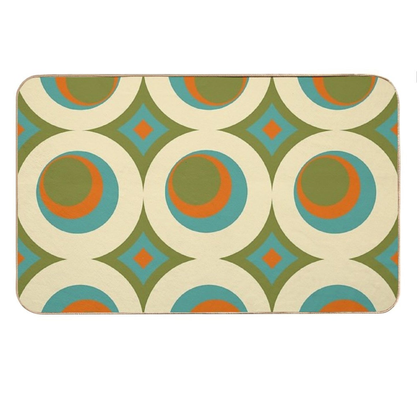 Mid-Century Modern Funk 2 Bath Mat