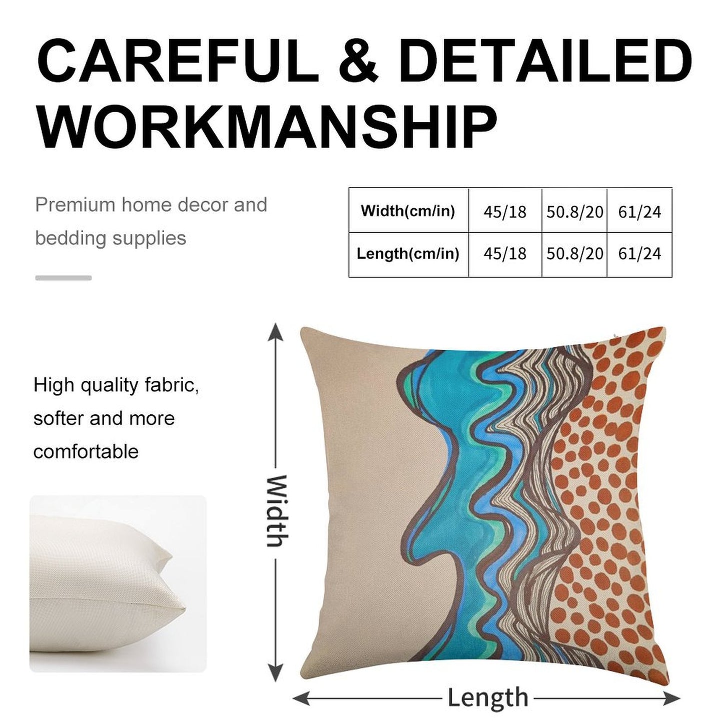 Saltwater Dreaming Linen Throw Pillow Cover