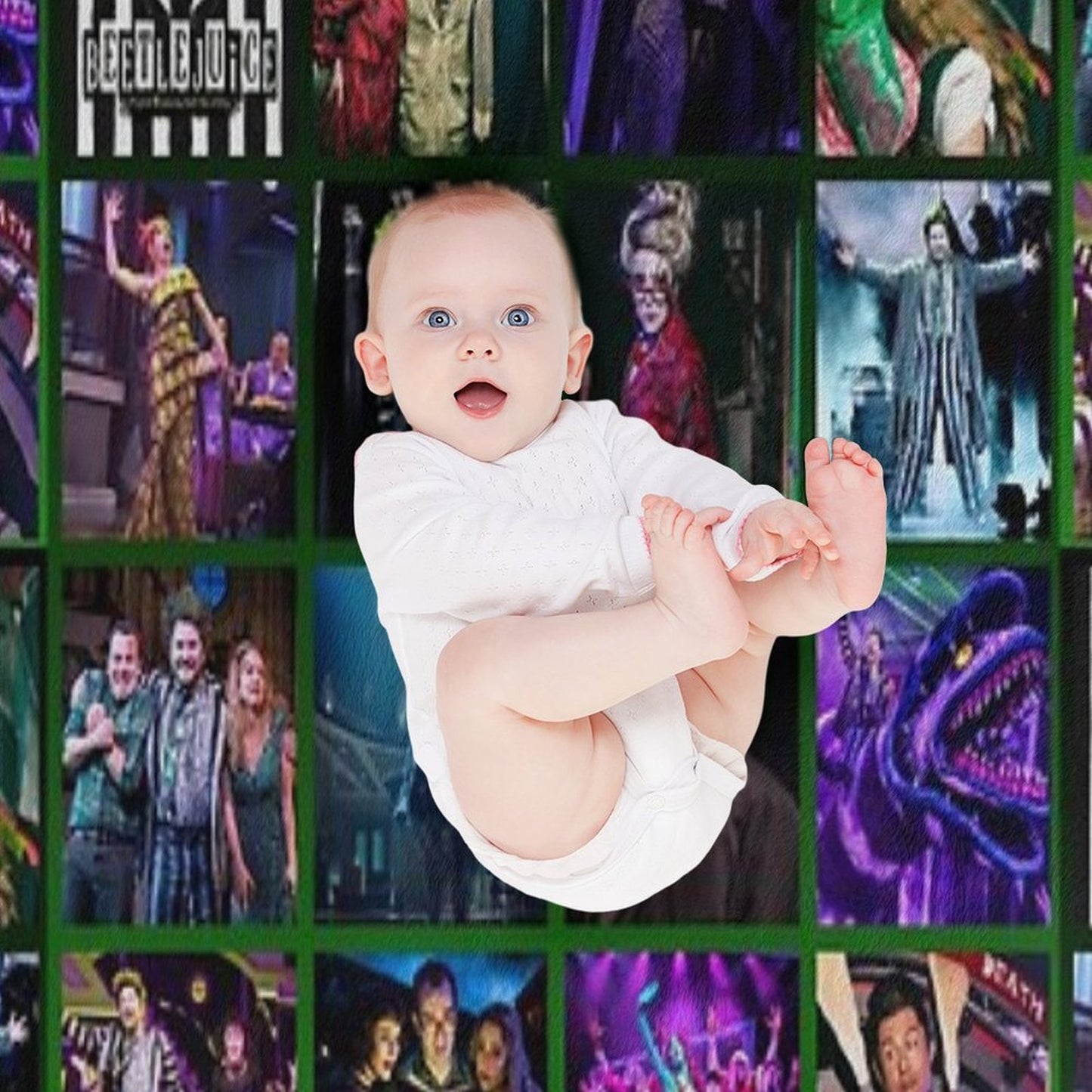 Beetlejuice Musical Throw Blanket