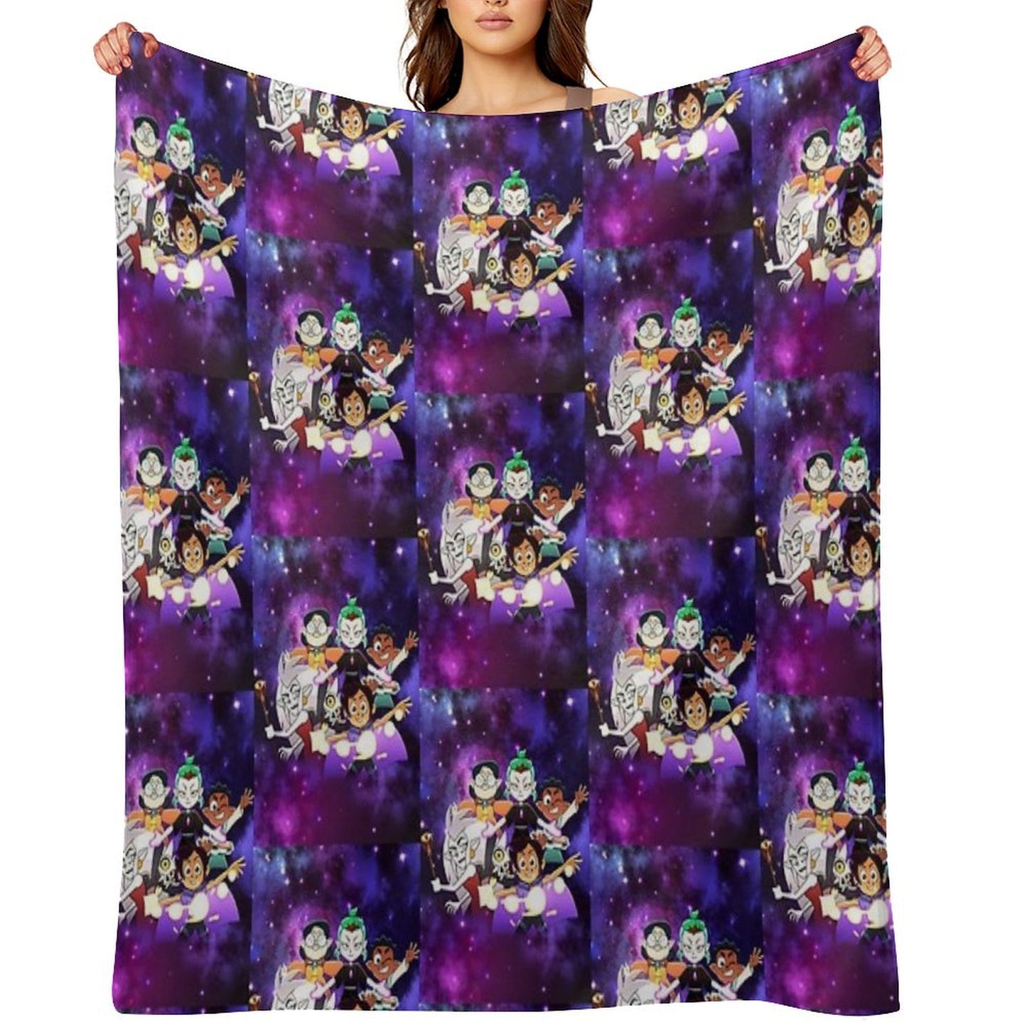 The Owl House Team Throw Blanket