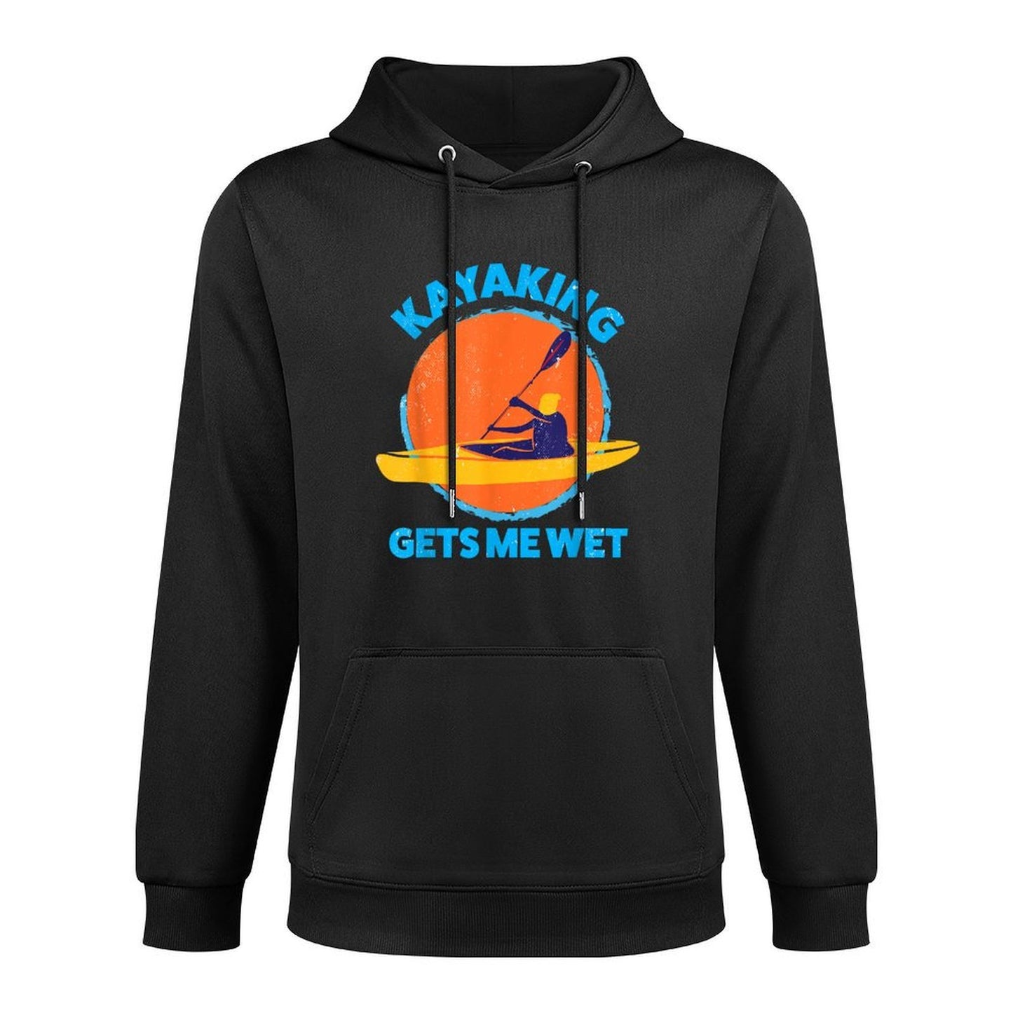 Kayaking Gets Me Wet Funny Halloween Christmas Kayaks Gift Customizable Surface Hoodie