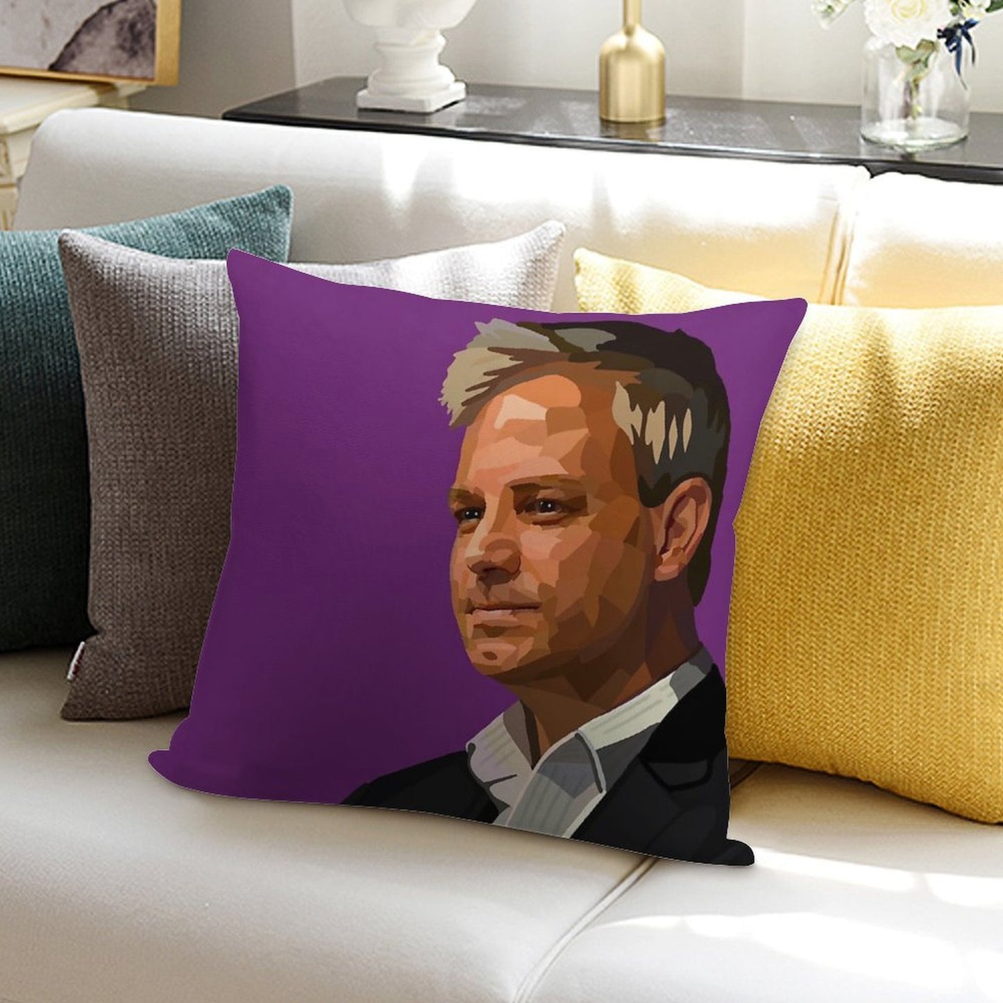 Prof. Brett Sutton Soft Anti-Pilling Throw Pillow