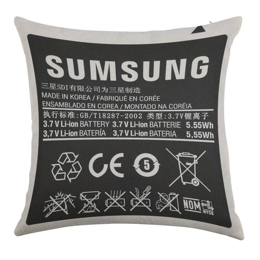 Forbidden Pillow Linen Throw Pillow Cover