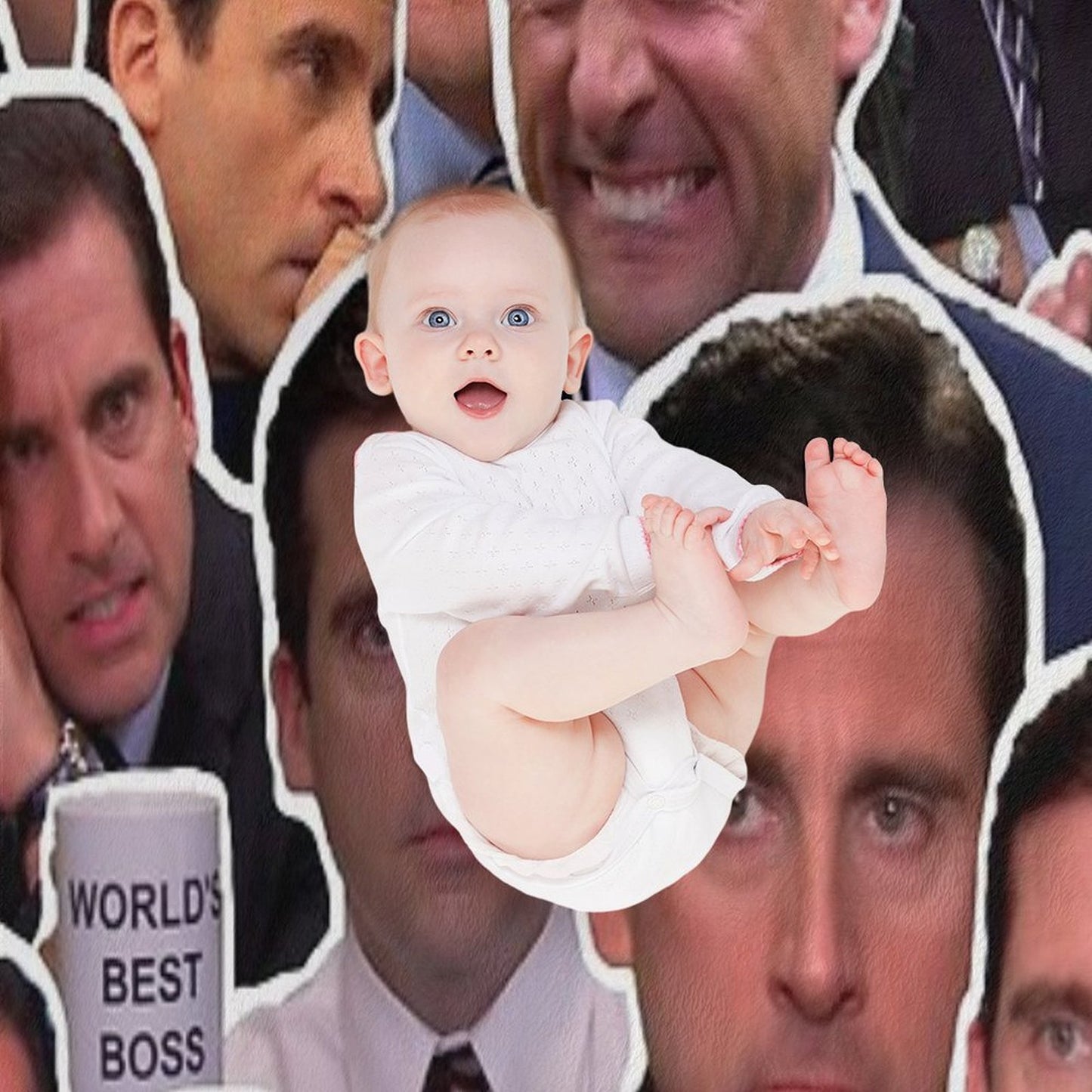 Michael Scott - The Office Collage Throw Blanket