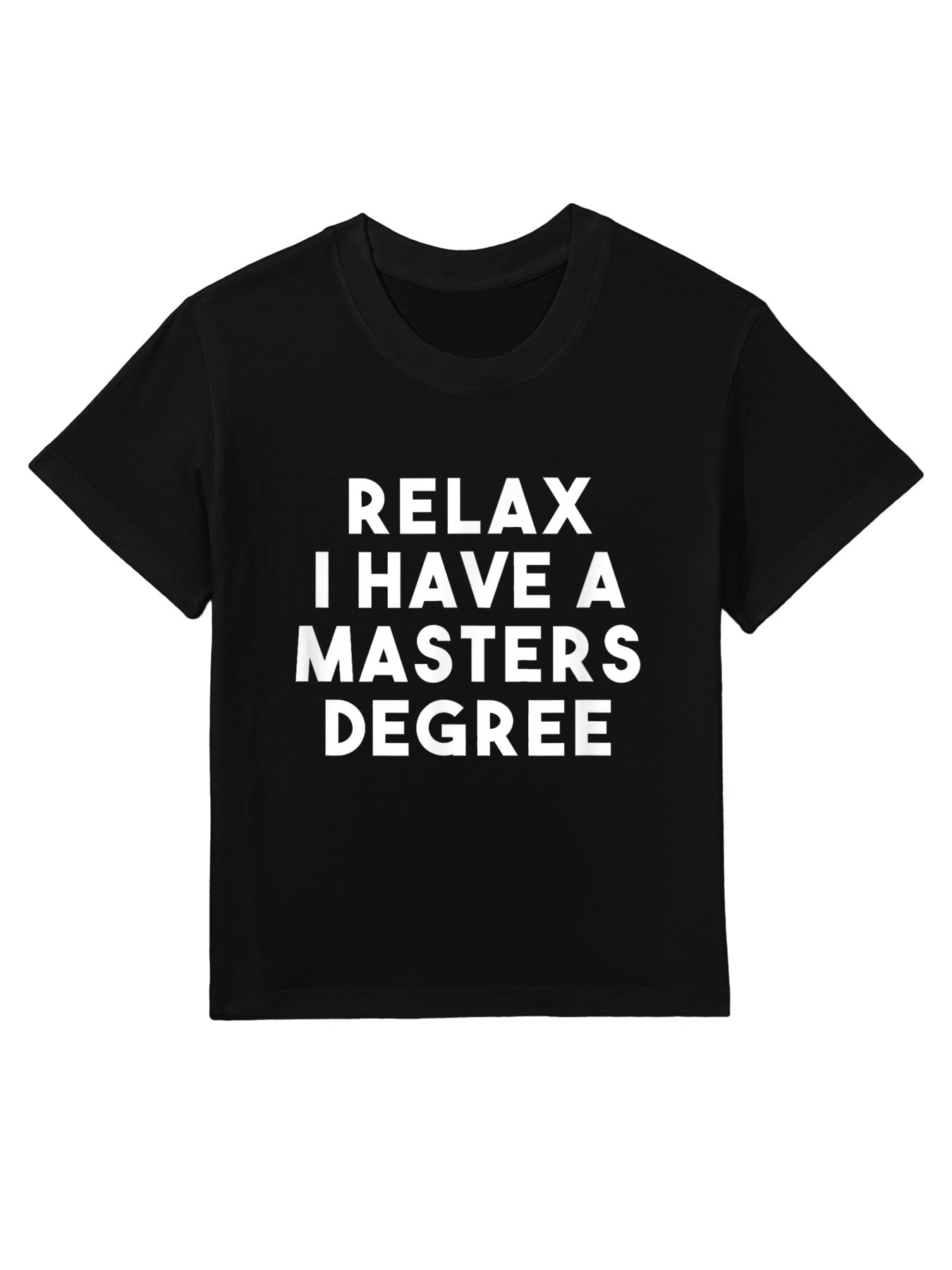 Funny Grad School Graduation Gift for Him Her Masters Degree Kids T-Shirt