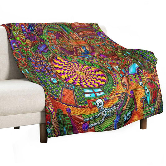 Carnival of The Abyss Throw Blanket