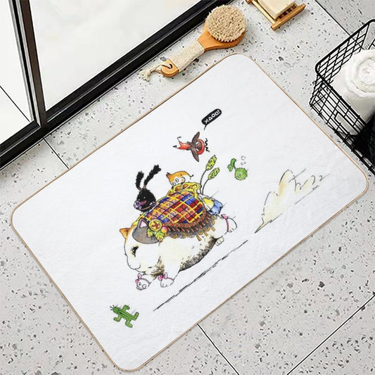 To Adventure! Bath Mat
