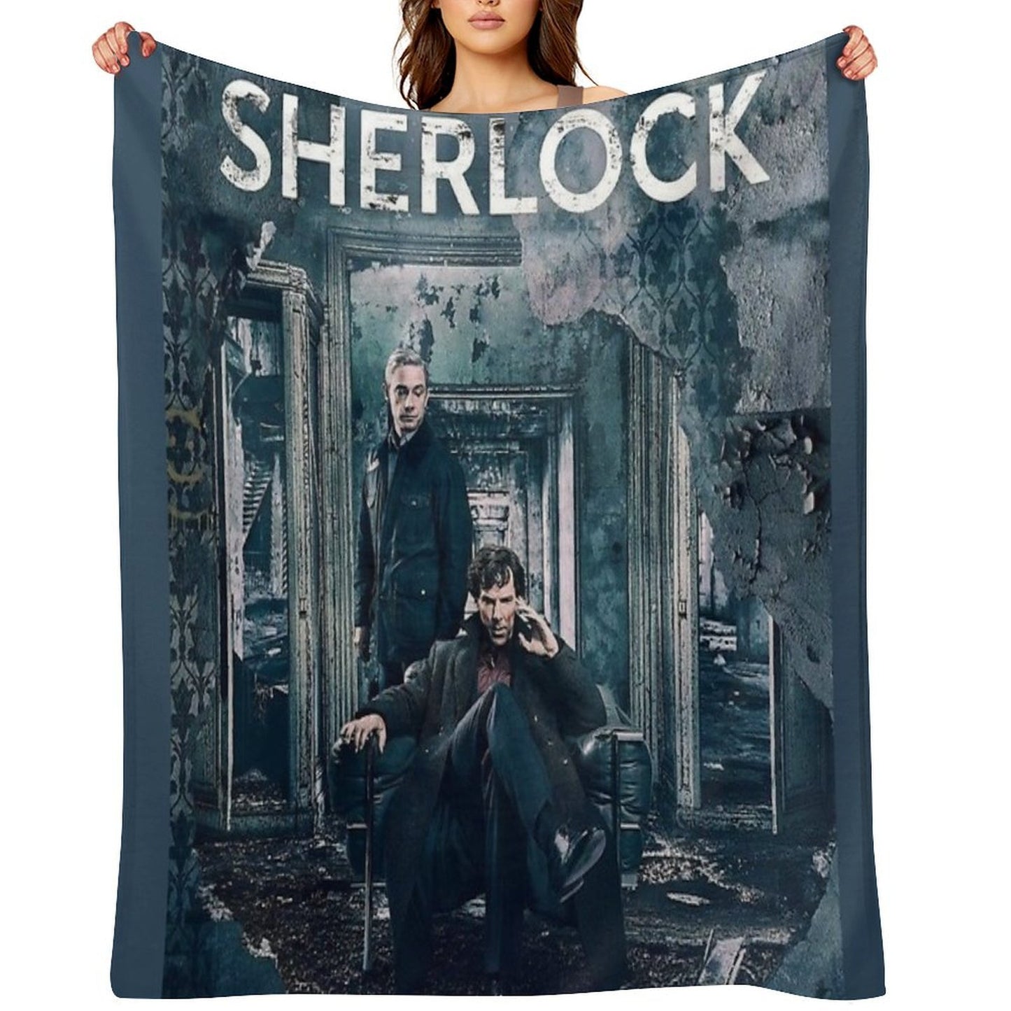 BBC Sherlock Throw Blanket