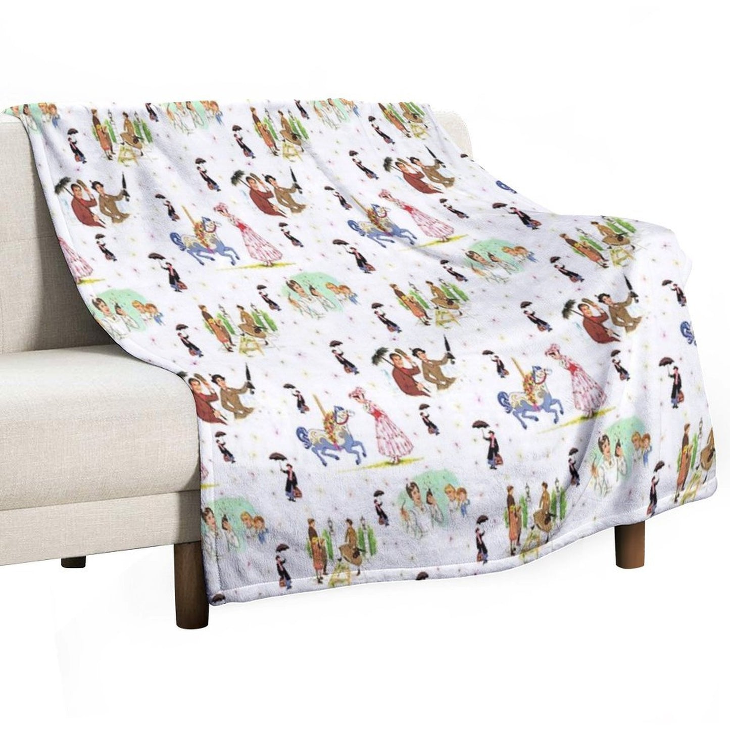 Mary Poppins IX Throw Blanket