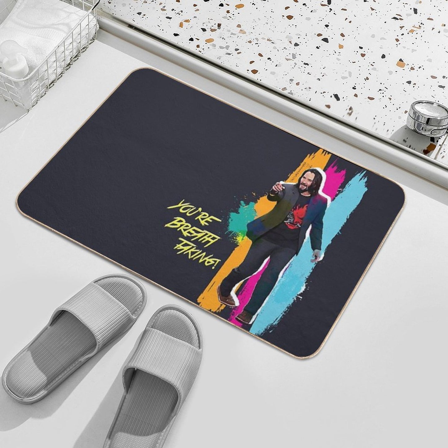 You're Breathtaking Bath Mat