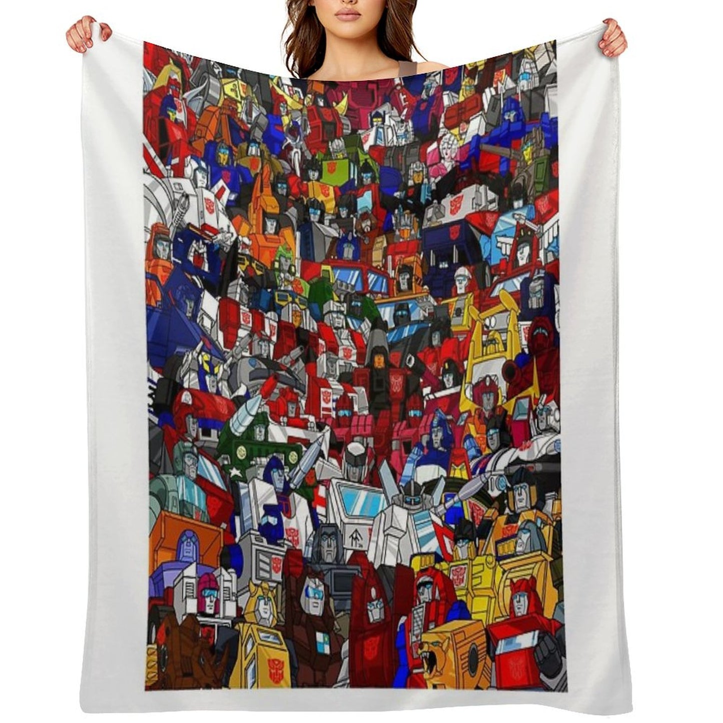 G1 Transformers Autobots Throw Blanket