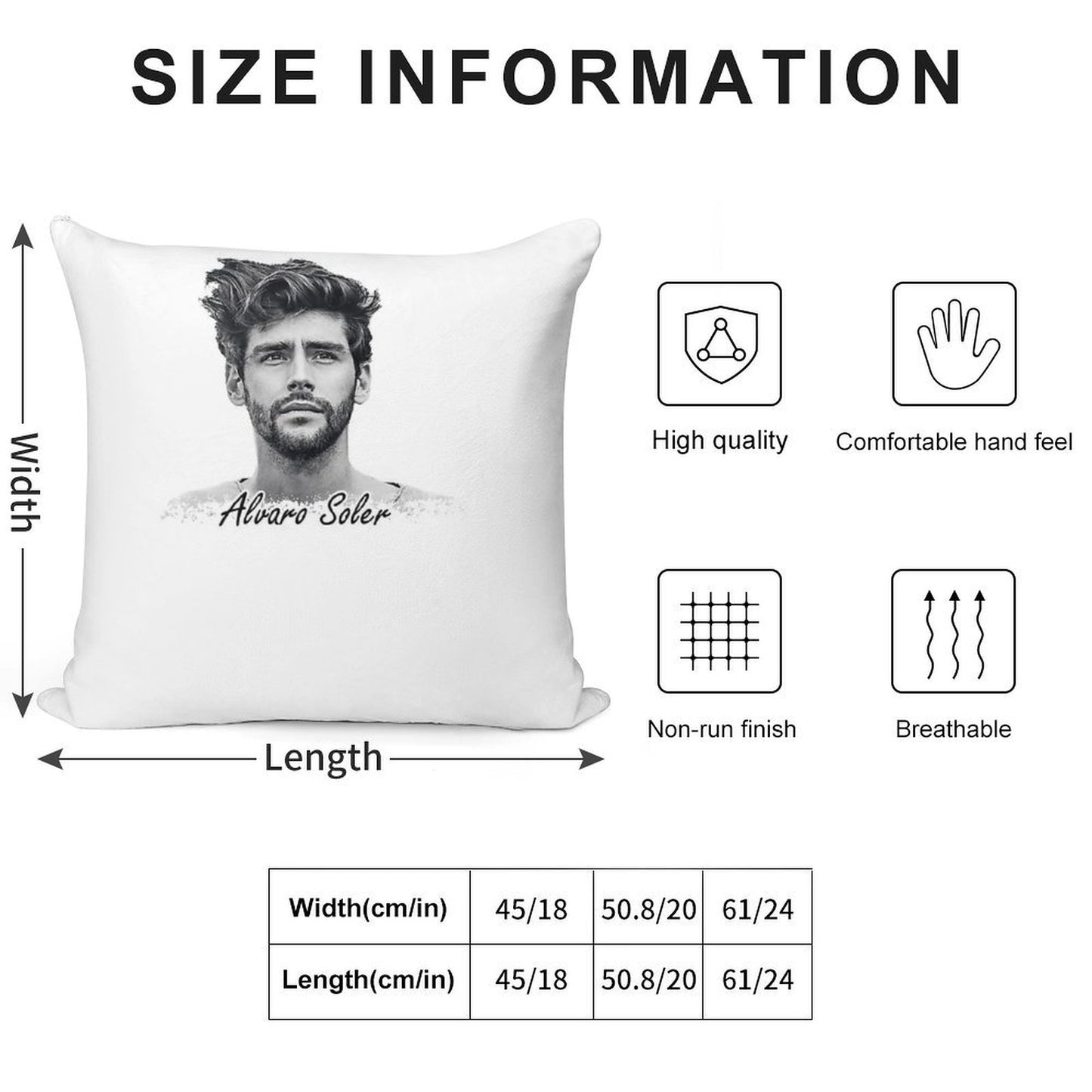 Alvaro Soler Soft Skin-Friendly Throw Pillow