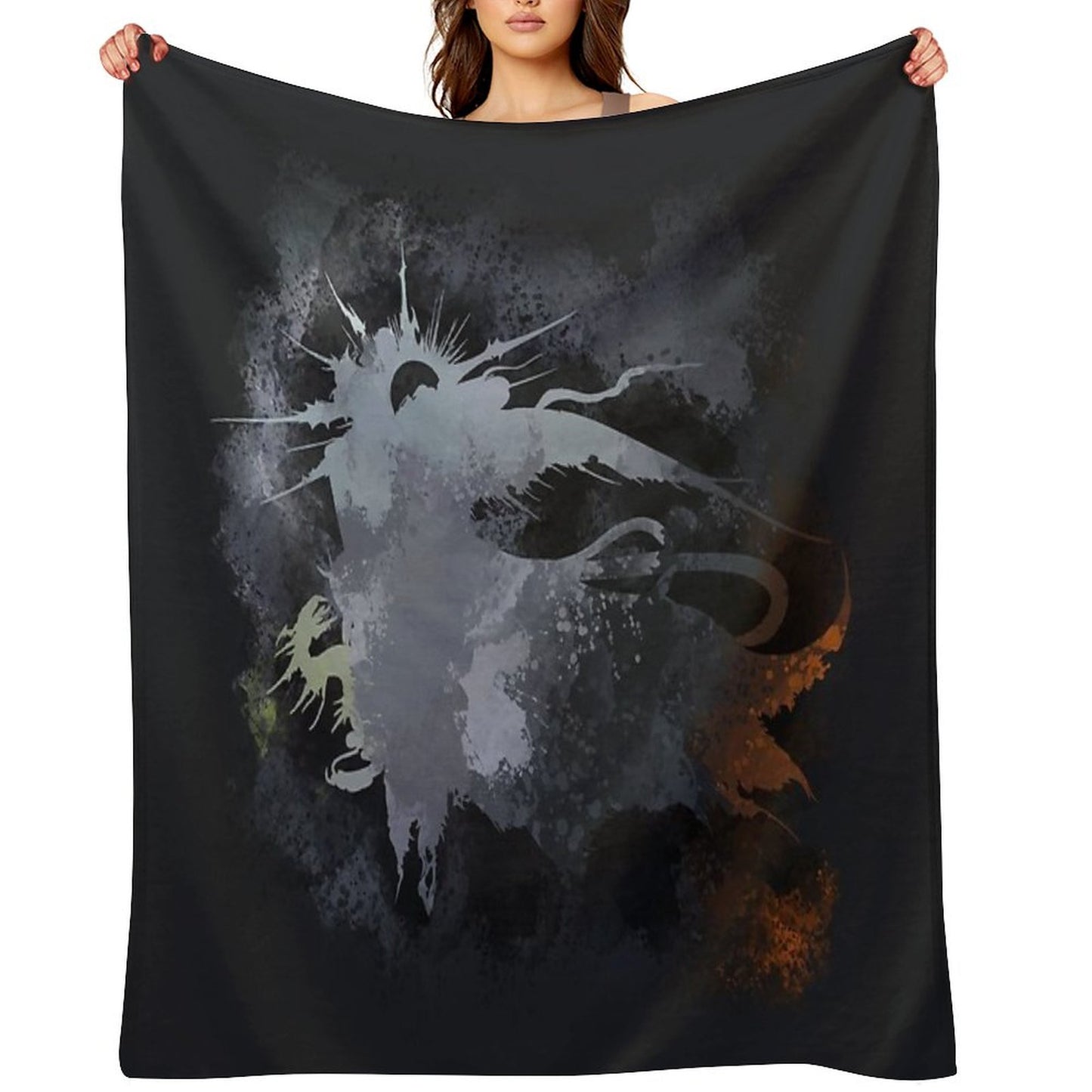Final Fantasy XV Logo Throw Blanket