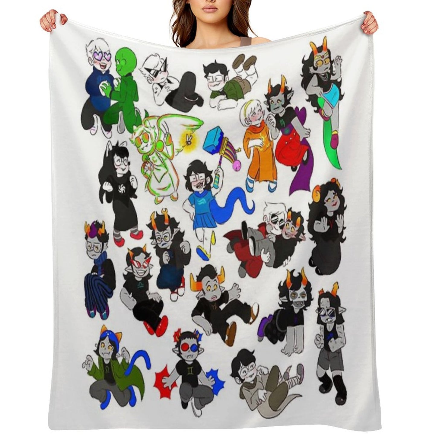 All The Character Throw Blanket