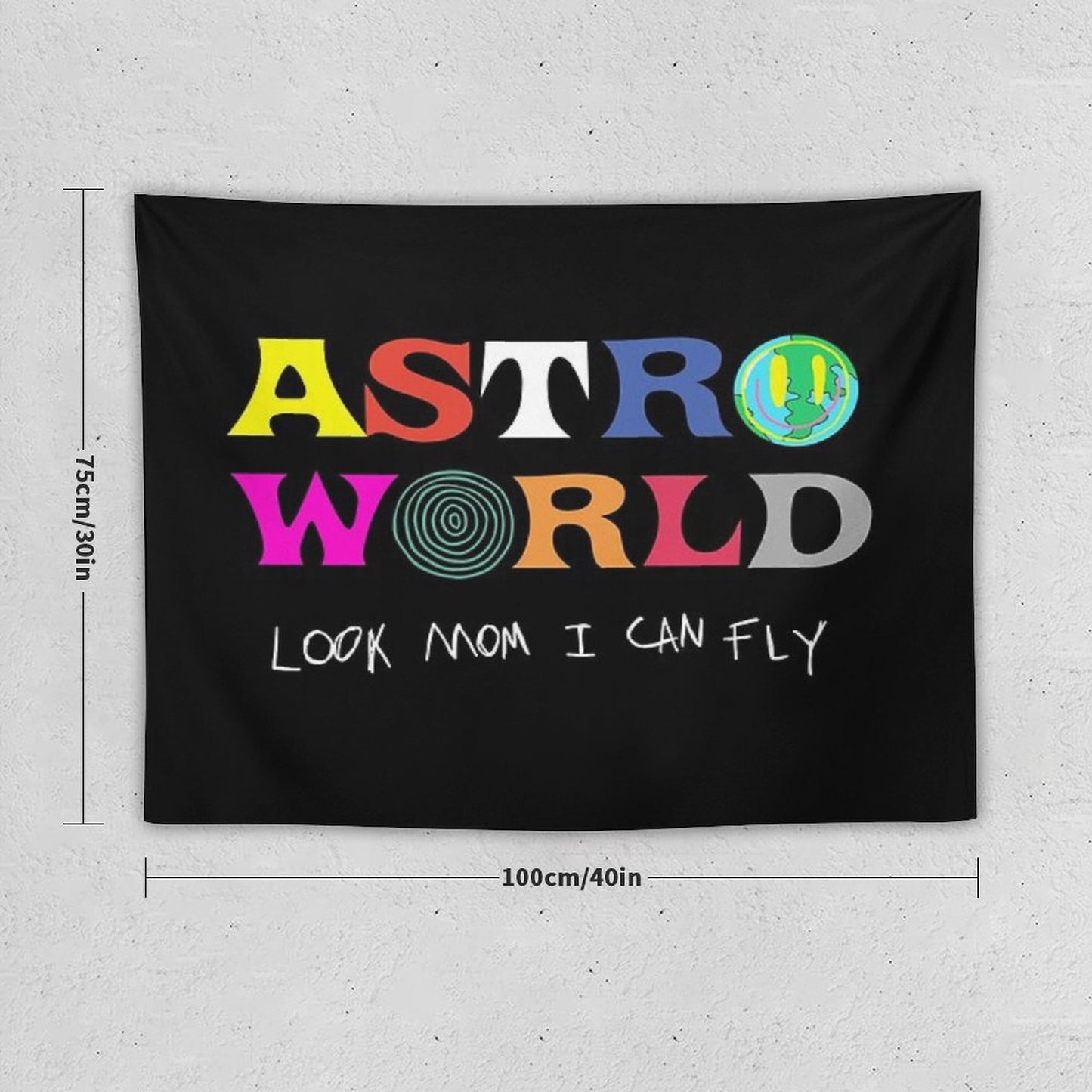ASTROWORLD Look Mum I Can Fly Tapestry