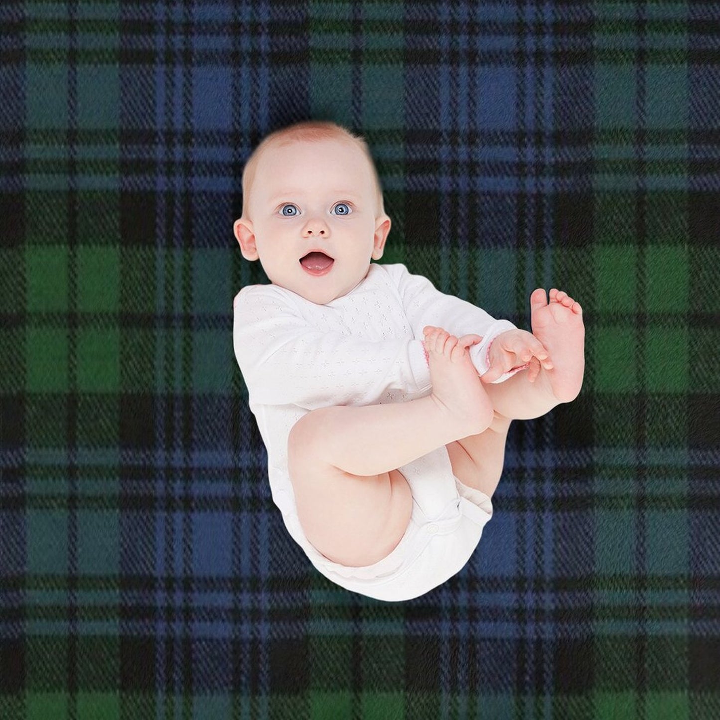 Black Watch Ancient Original Scottish Tartan Throw Blanket