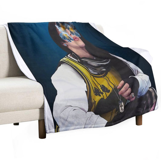 Spotlight on Billie Eilish Throw Blanket