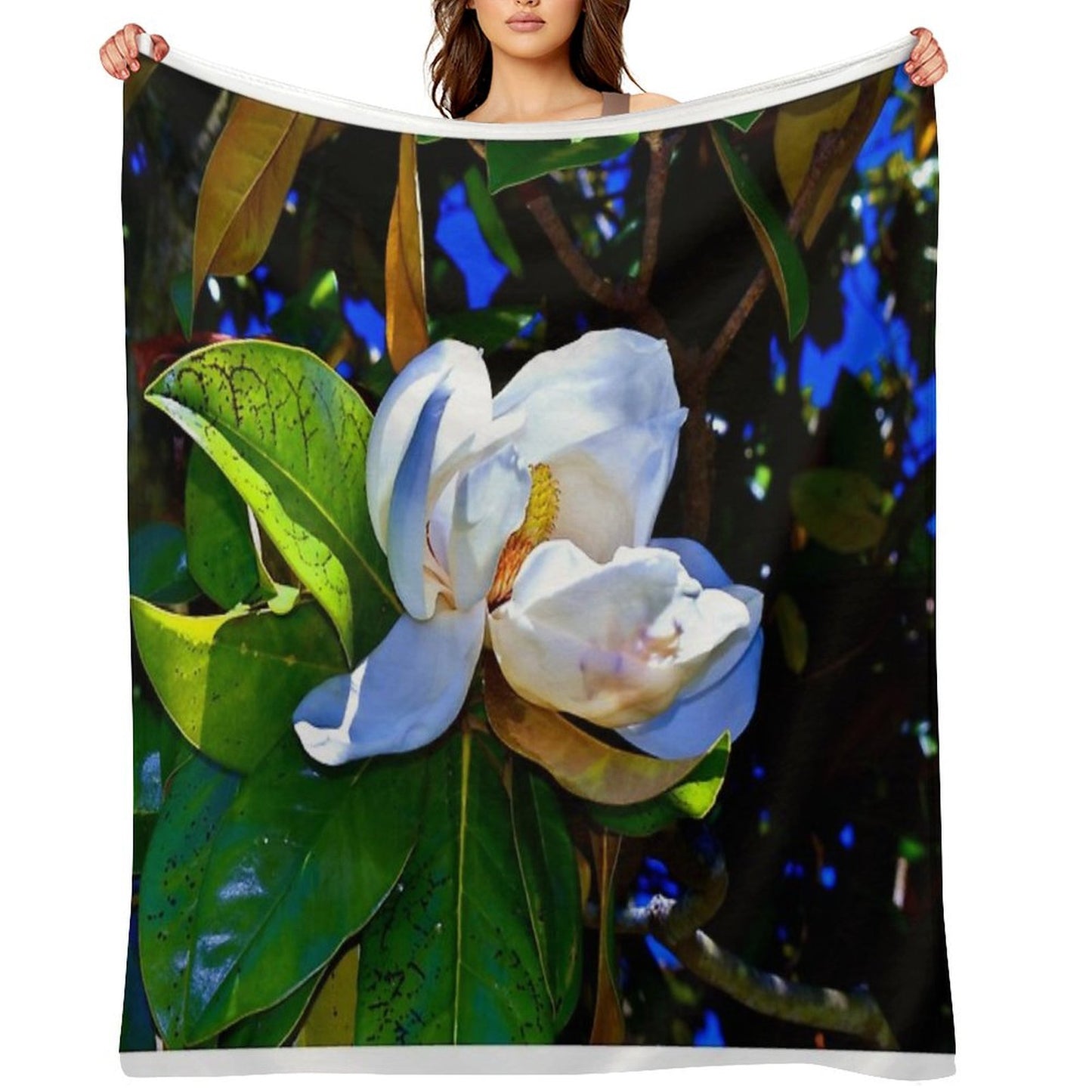 Magnolia Throw Blanket