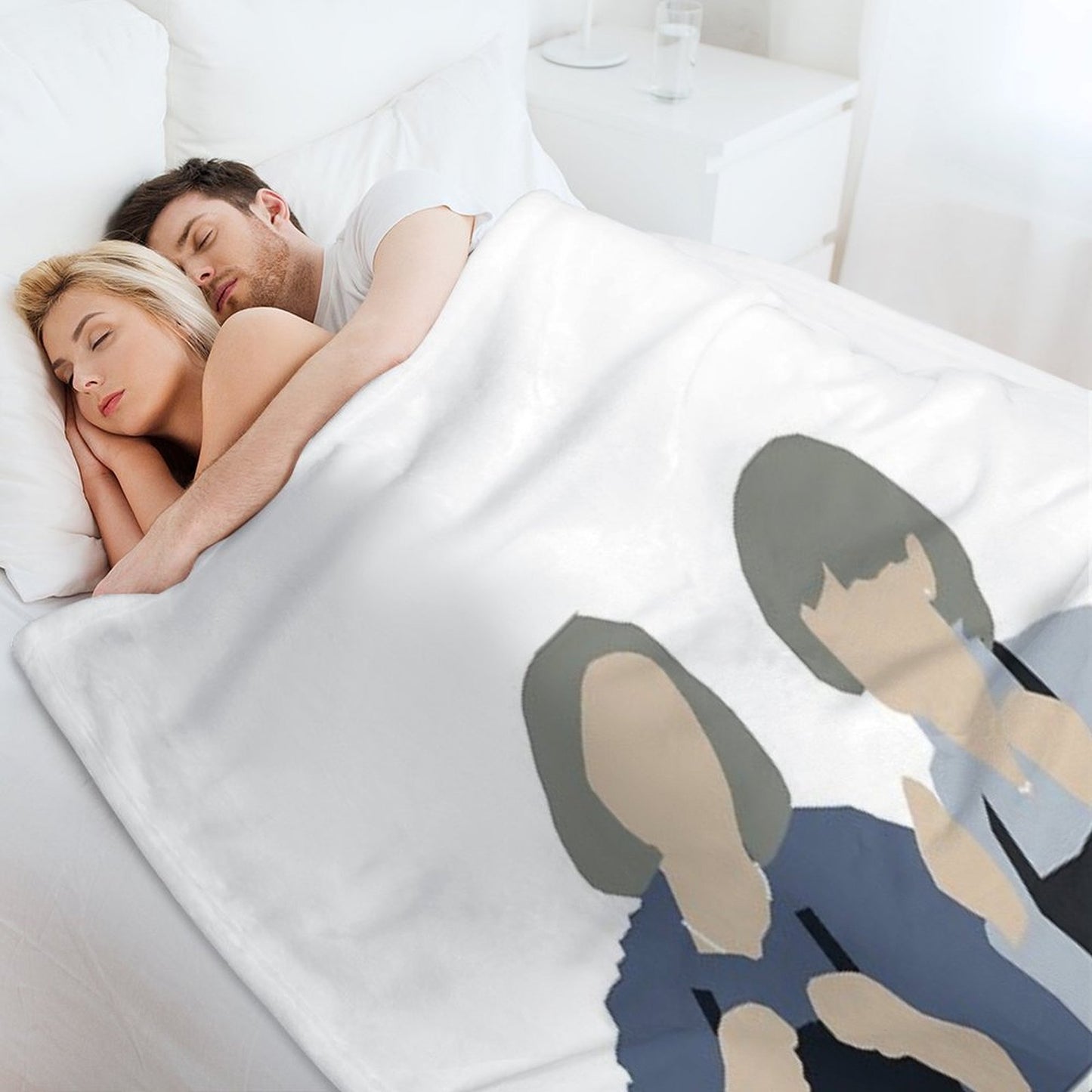 Prude And Trude - Kath And Kim Throw Blanket