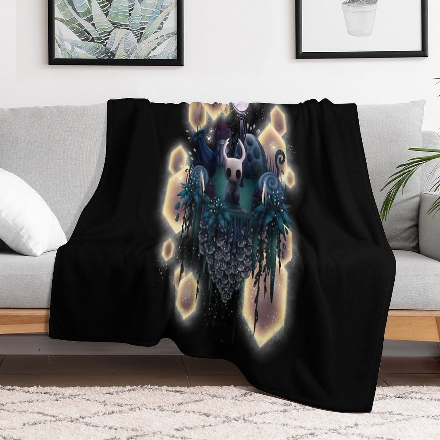 Hollow Knight Island Throw Blanket