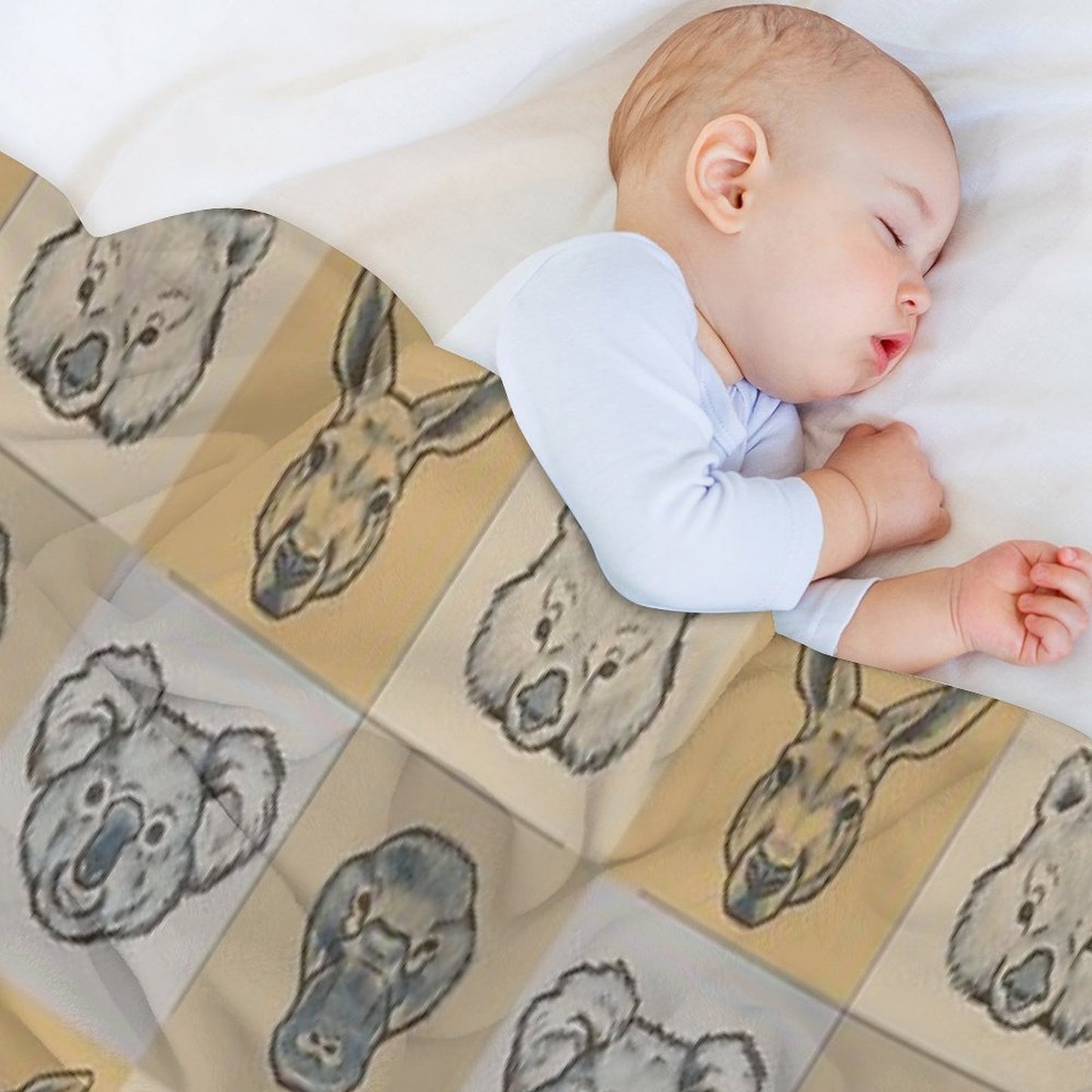 Australian Animals Throw Blanket