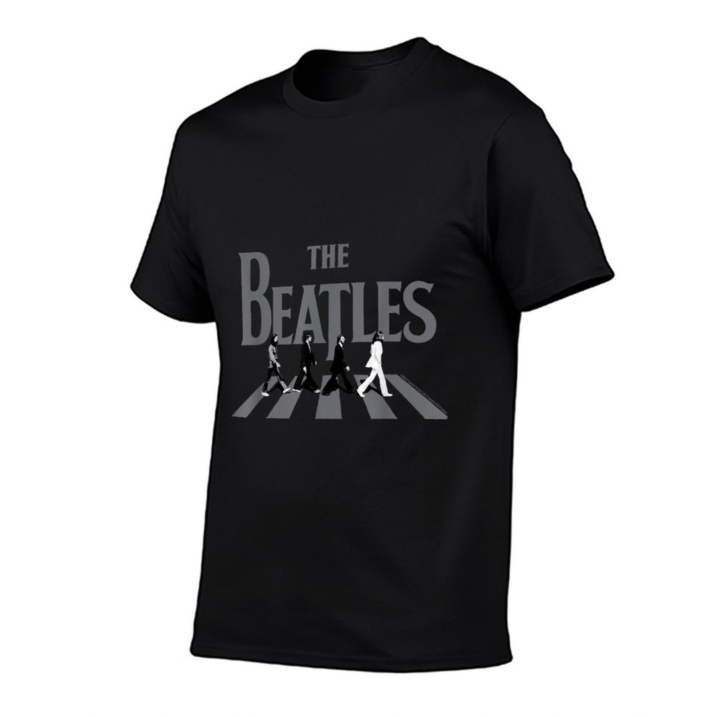 The Beatles - Abbey Road Greyscale Album Cover Vintage-inspired T-Shirt