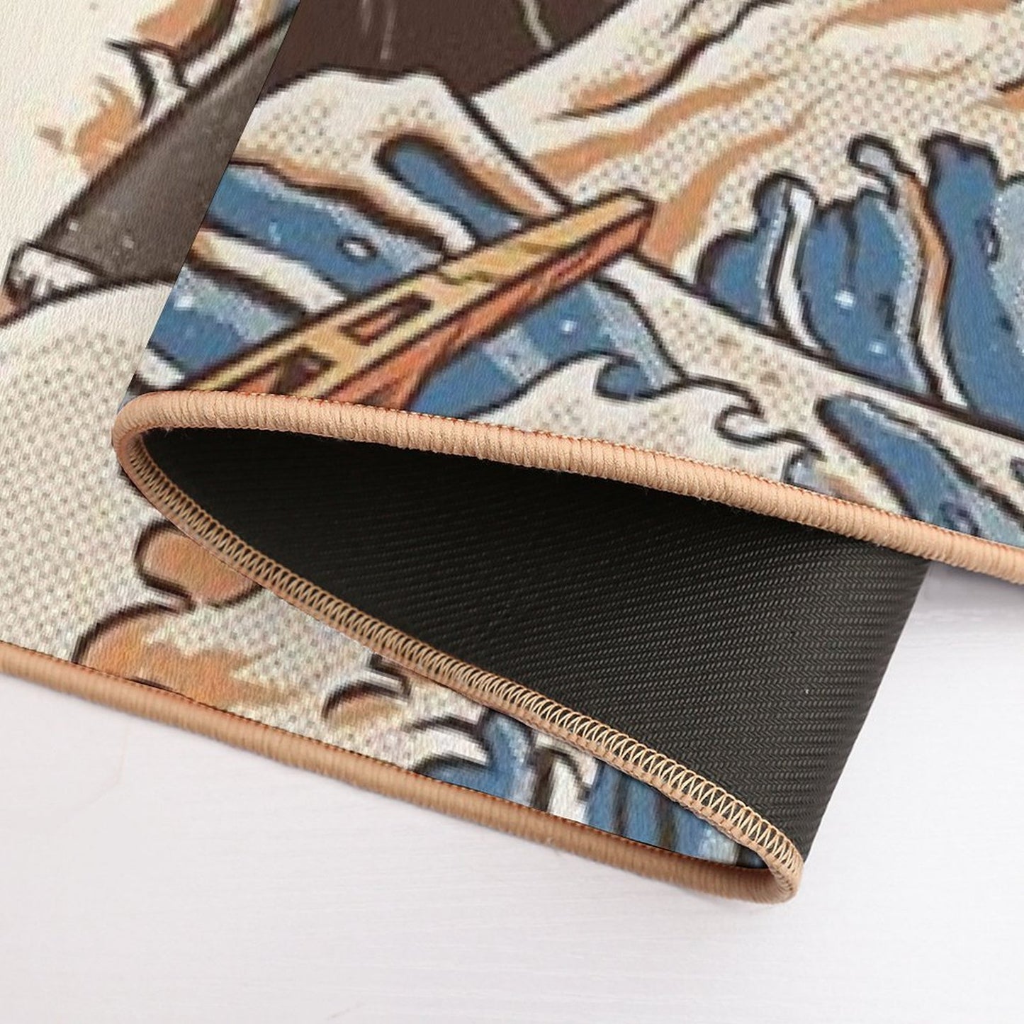 Great Sushi Dragon Repositionable Bath Mat