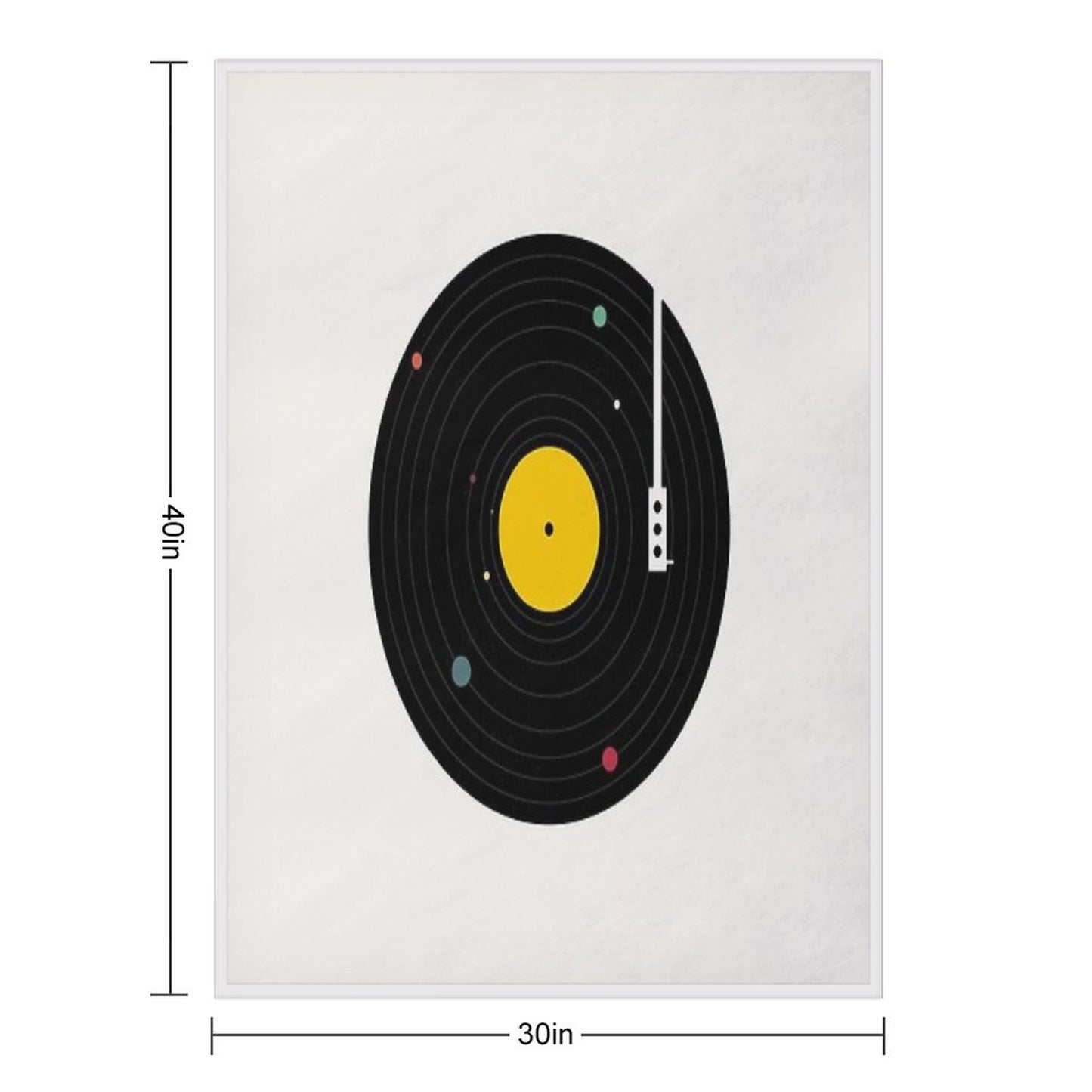 Music Everywhere Throw Blanket