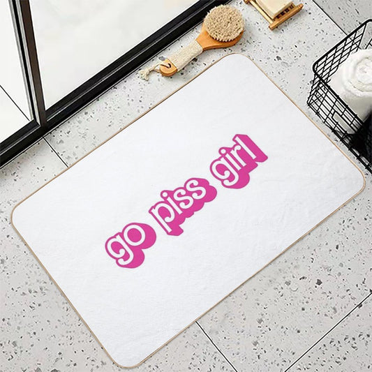 Go Piss Girl Bath Mat