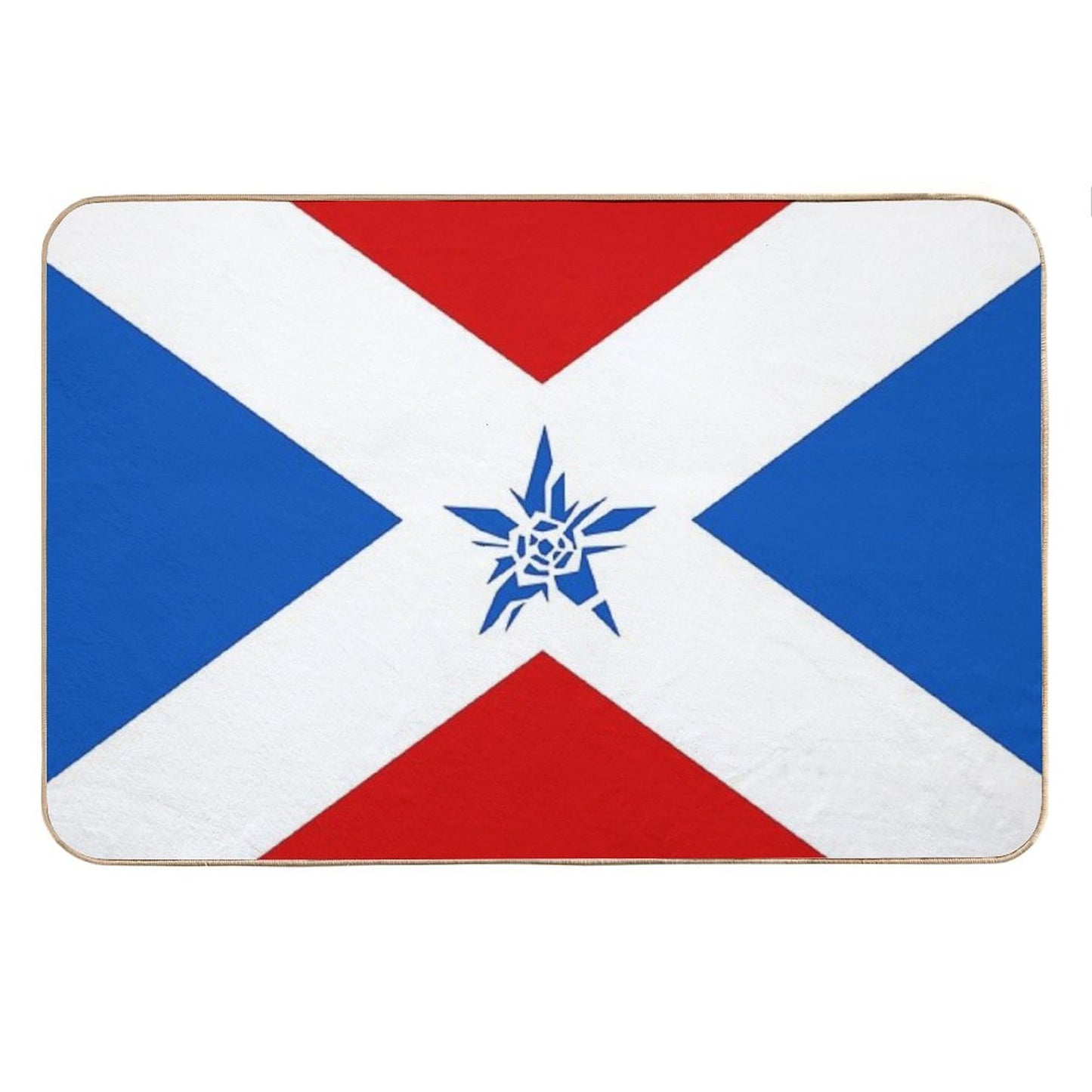 NMH1 Crash Star Flag Bath Mat